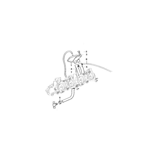 Genuine BMW 11741304811 E26 Hose (Inc. M1) | ML Performance UK Car Parts