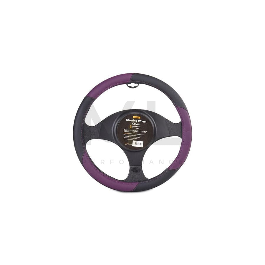 RIDEX 4791A0136 Steering wheel cover Black, Violet, Ø: 37-39cm