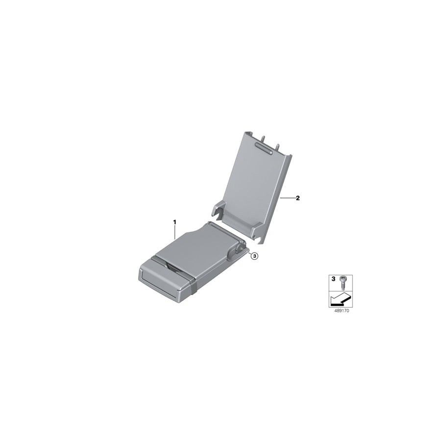 Genuine BMW 52209492995 G16 Center Arm Rest, Leather COGNAC (Inc. 840dX, M850iX & 840i) | ML Performance US