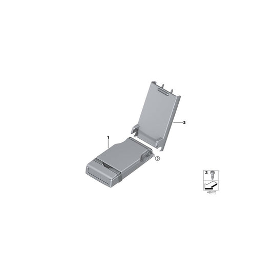 Genuine BMW 52209492995 G16 Center Arm Rest, Leather COGNAC (Inc. 840dX, M850iX & 840i) | ML Performance US