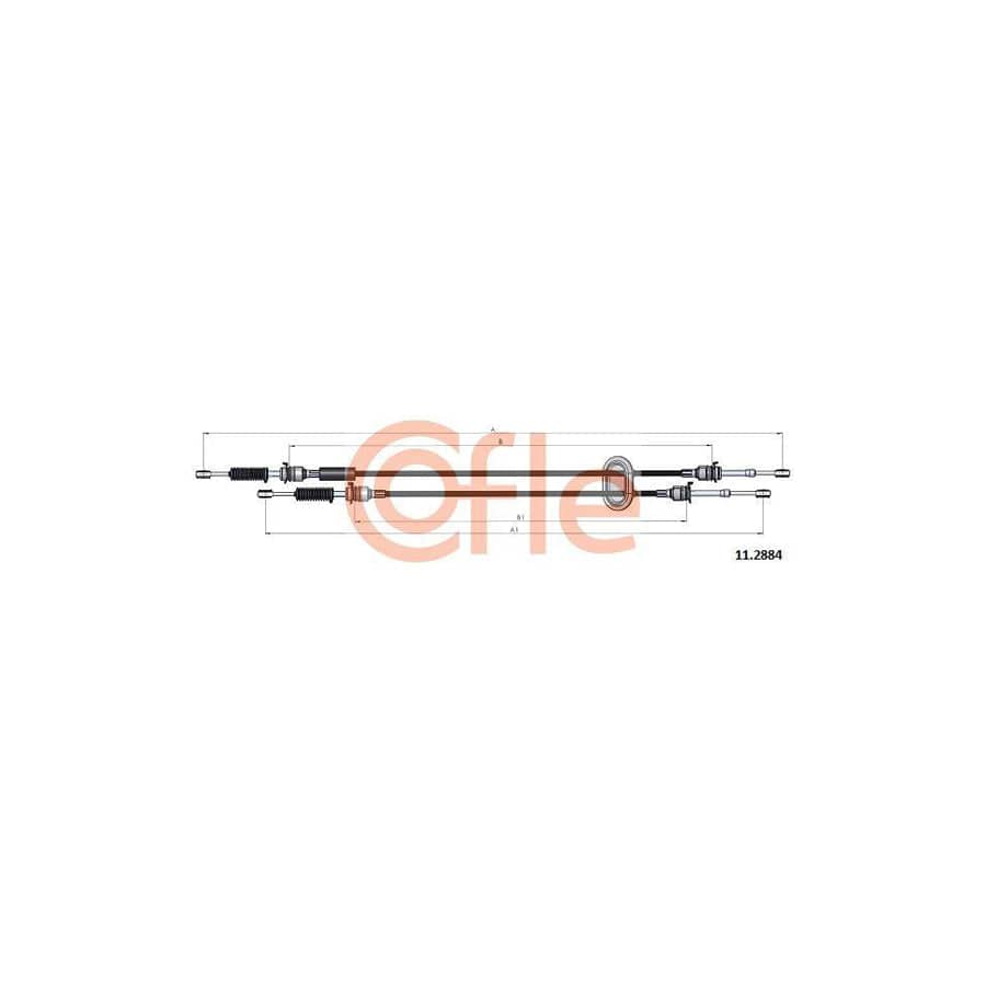 Cofle 92.11.2884 Cable, Manual Transmission