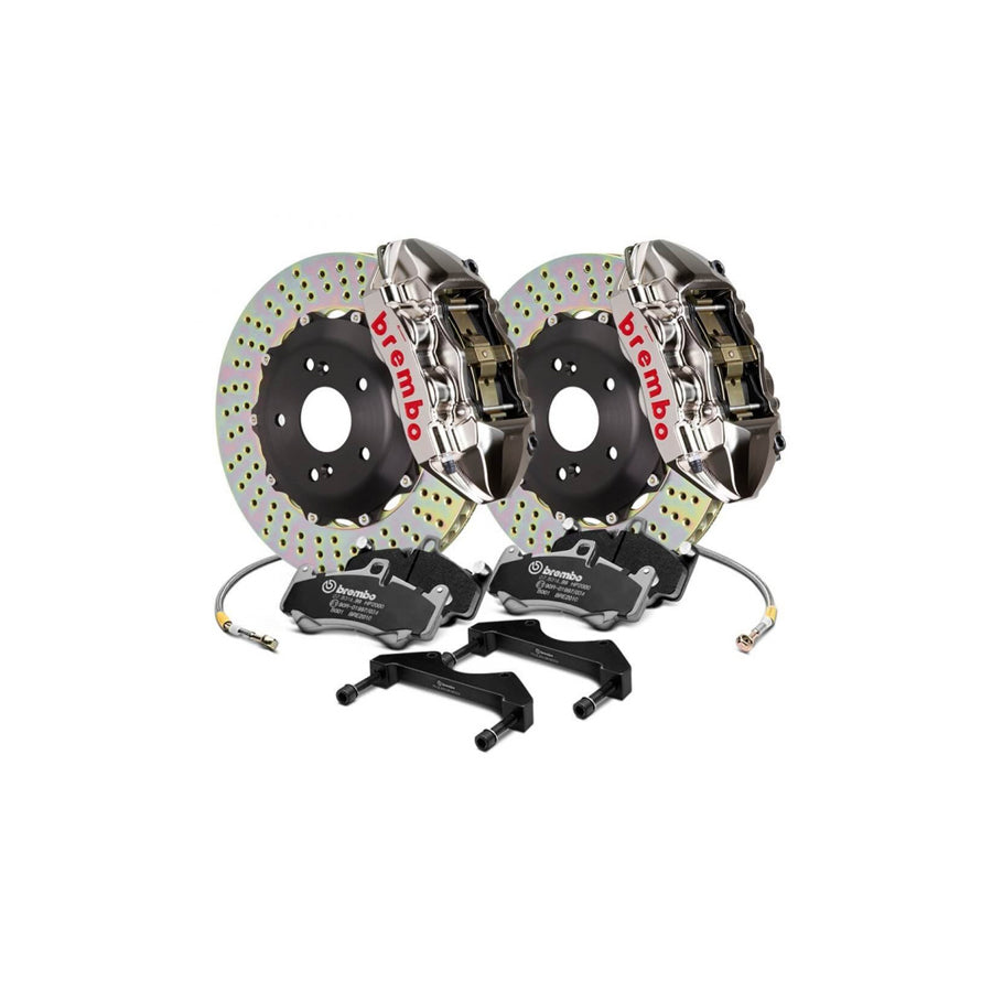 Brembo 2P1.9060AR BMW Rear GT-R 4-Pistons Drilled 2-piece Big Brake Kit 380x28mm (Inc. M2, M3, M4) | ML Performance US Car Parts