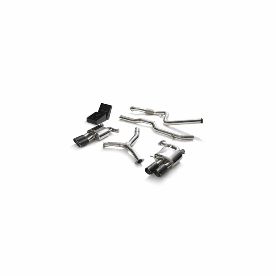 Armytrix AU9C4-QC11 Valvetronic Exhaust System Audi A5 Coupe 4WD B9 2016-2022 with Quad Carbon Fiber 3.5"