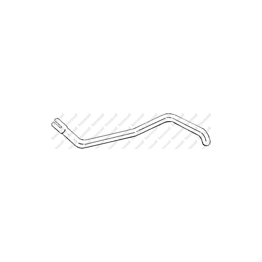 Bosal 368-878 Exhaust Pipe for Volvo 140