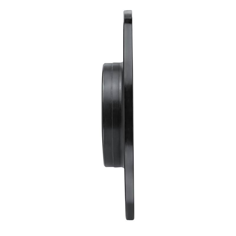 R1 Concepts R1 18-25 Volvo XC60 Rear Right Drilled & Slotted Black Brake Rotor
