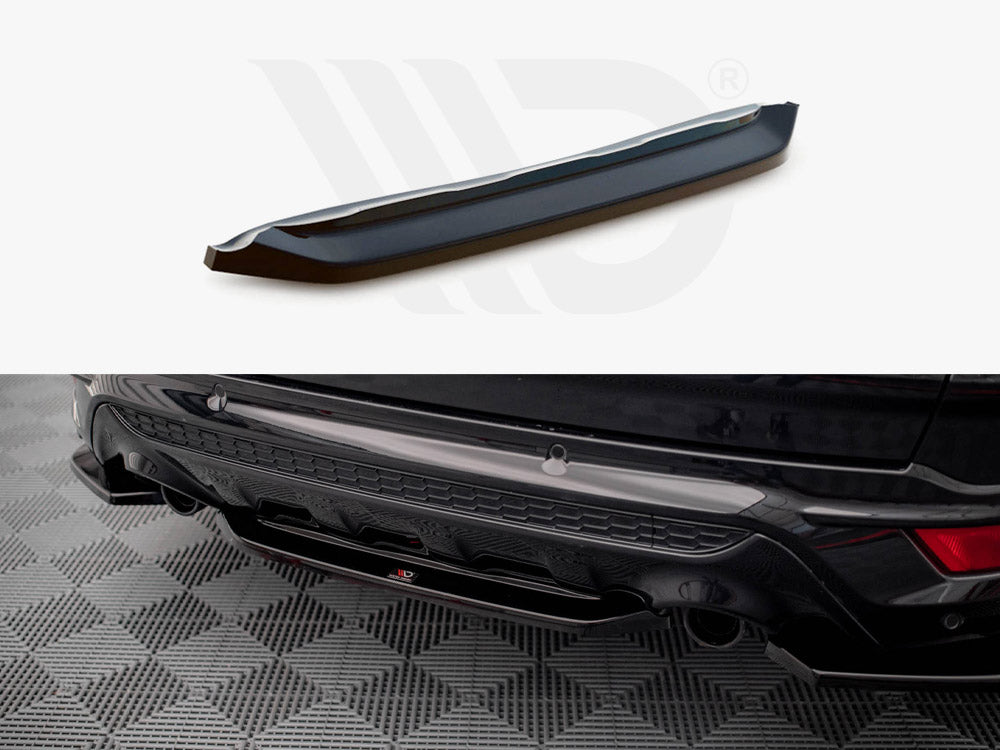 Maxton Design FO-ES-3-STLINE-RD1T Central Rear Splitter Ford Escape St-line MK3 (2012-2019) | ML Performance UK Car Parts