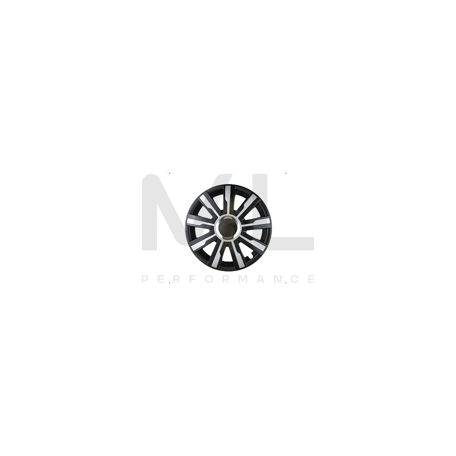 LEOPLAST MIRAGE CZ SR 15 Wheel trims 15 Inch Black/Silver
