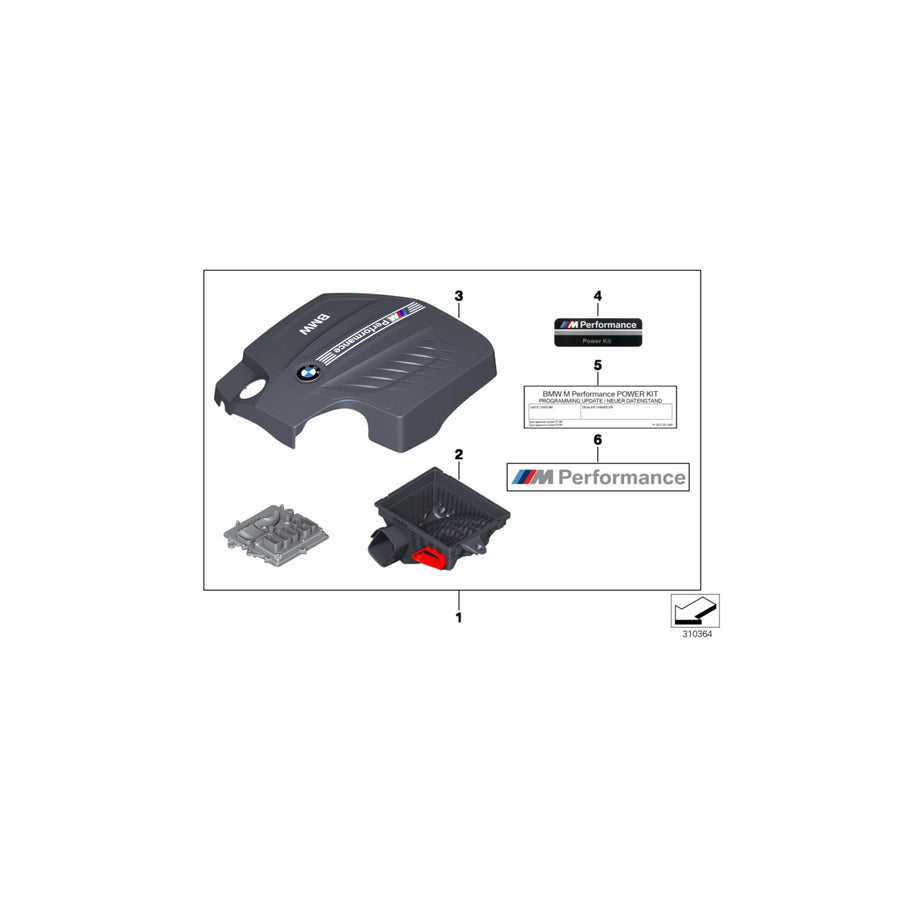 Genuine BMW 11122294611 F30 Power Kit "M PERFORMANCE" (Inc. 335i & 335iX) | ML Performance US Car Parts