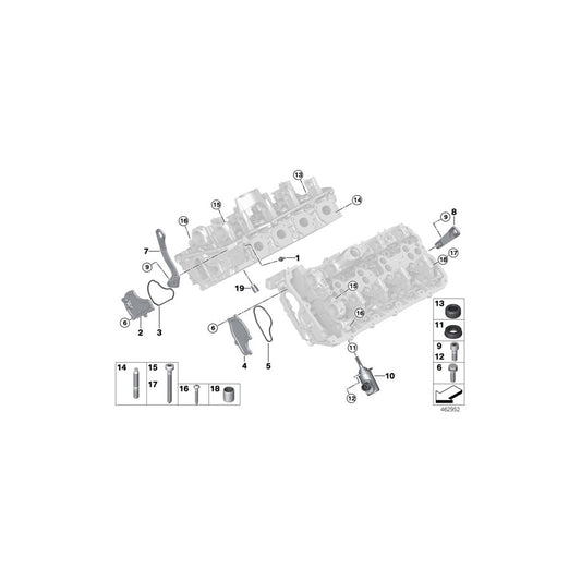 Genuine BMW 11128611345 F90 G06 G12 Shackle Zyl. 1-4 (Inc. M5, M850iX & 750LiX) | ML Performance US Car Parts