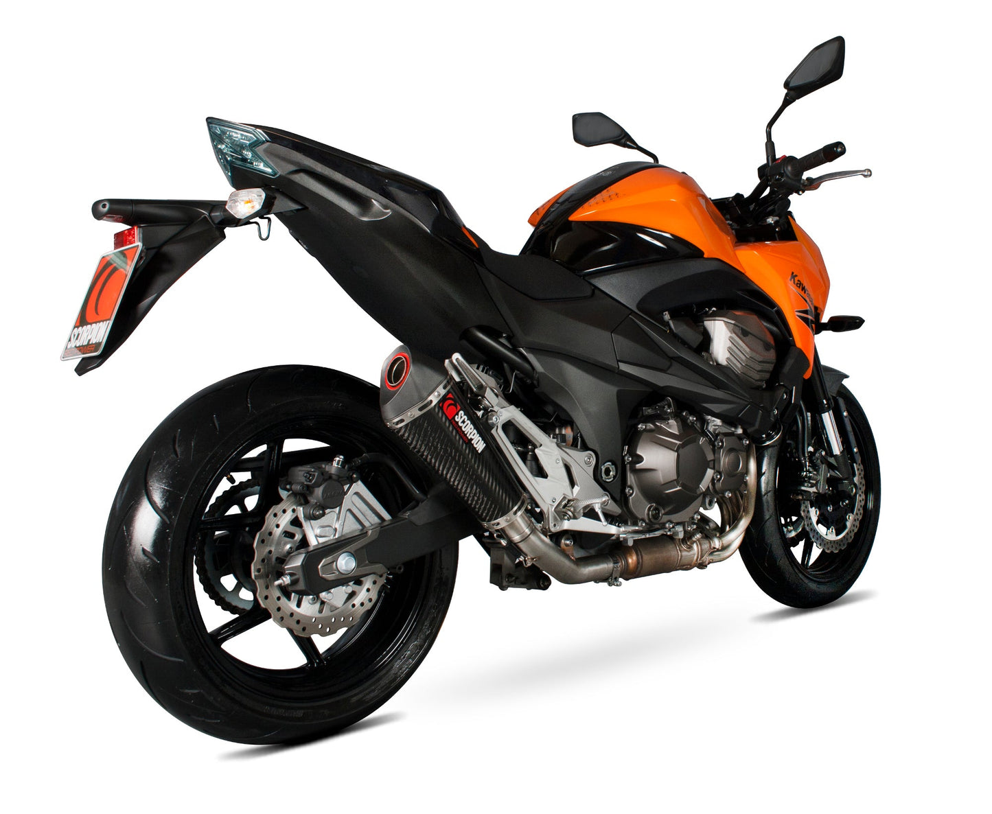 Scorpion RKA104CEO Kawasaki Z800 E Serket Taper Slip-On - Carbon Fibre Sleeve | ML Performance US US