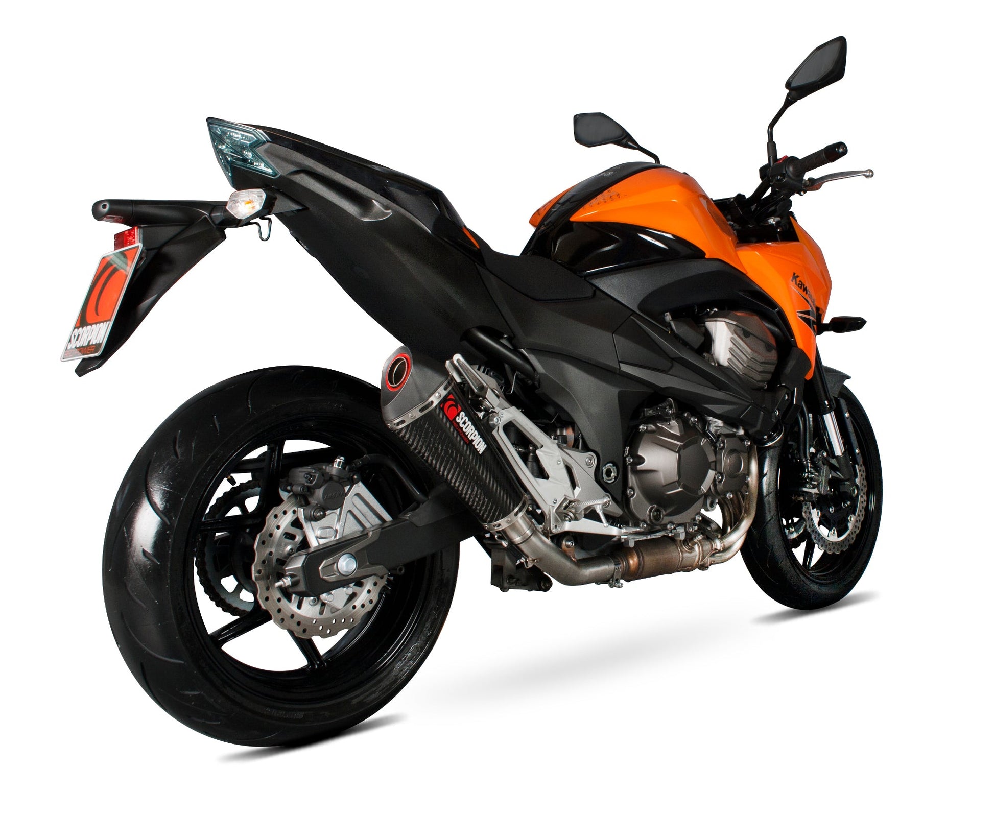 Scorpion RKA104CEO Kawasaki Z800 E Serket Taper Slip-On - Carbon Fibre Sleeve | ML Performance US US