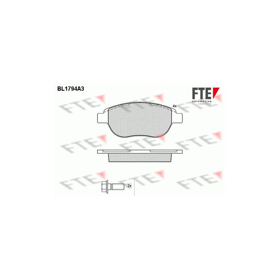 FTE Bl1794A3 Brake Pad Set