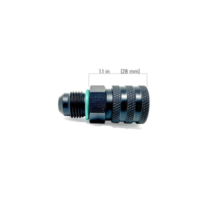 Precision Raceworks 201-0274 AN6 Male Flare/ORB to 5/16" (7.89mm) Female Quick Connect