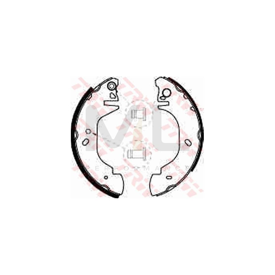 TRW GS8539 Brake Shoe Set for FORD TRANSIT | ML Performance Car Parts