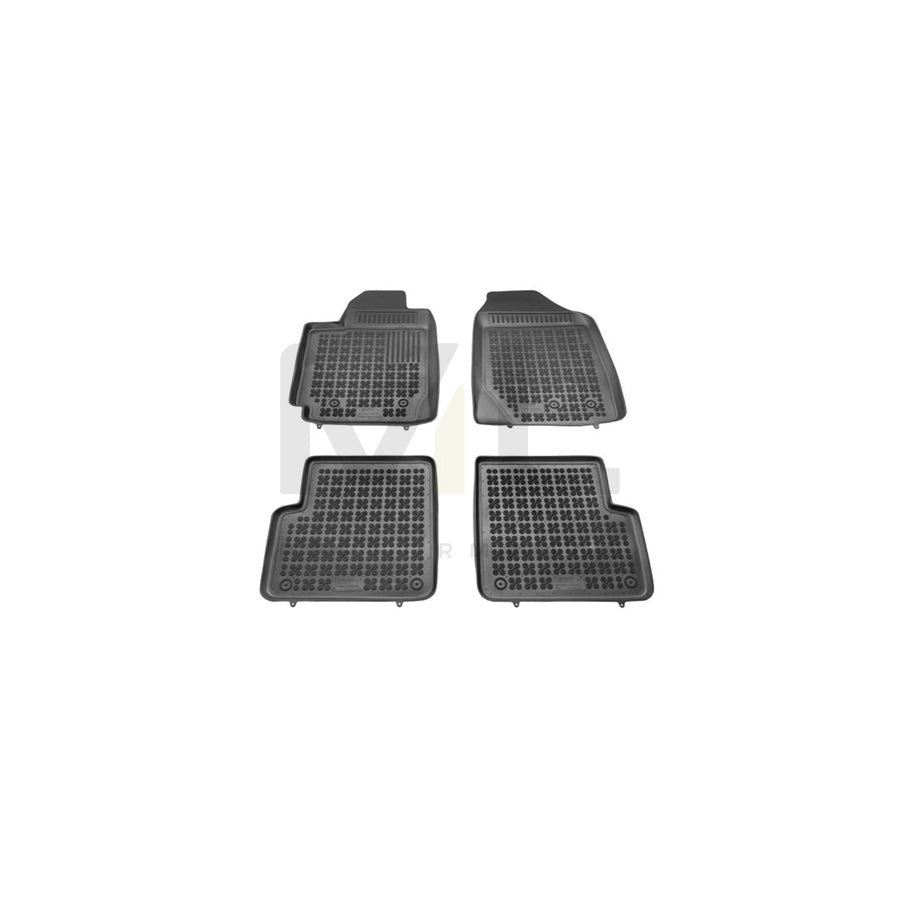 REZAW PLAST Tailored 201419 Floor mat set for TOYOTA COROLLA Elastomer, Front and Rear, Quantity: 4, Black