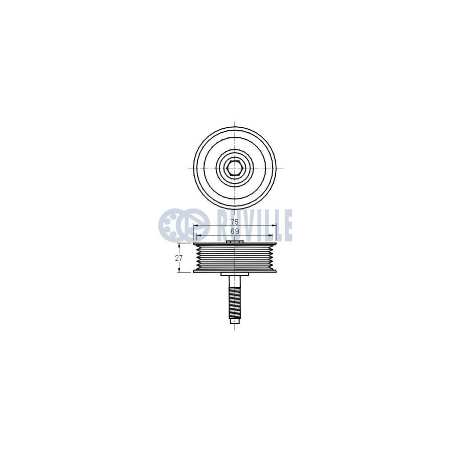 Ruville 59955 Alternator Freewheel Clutch