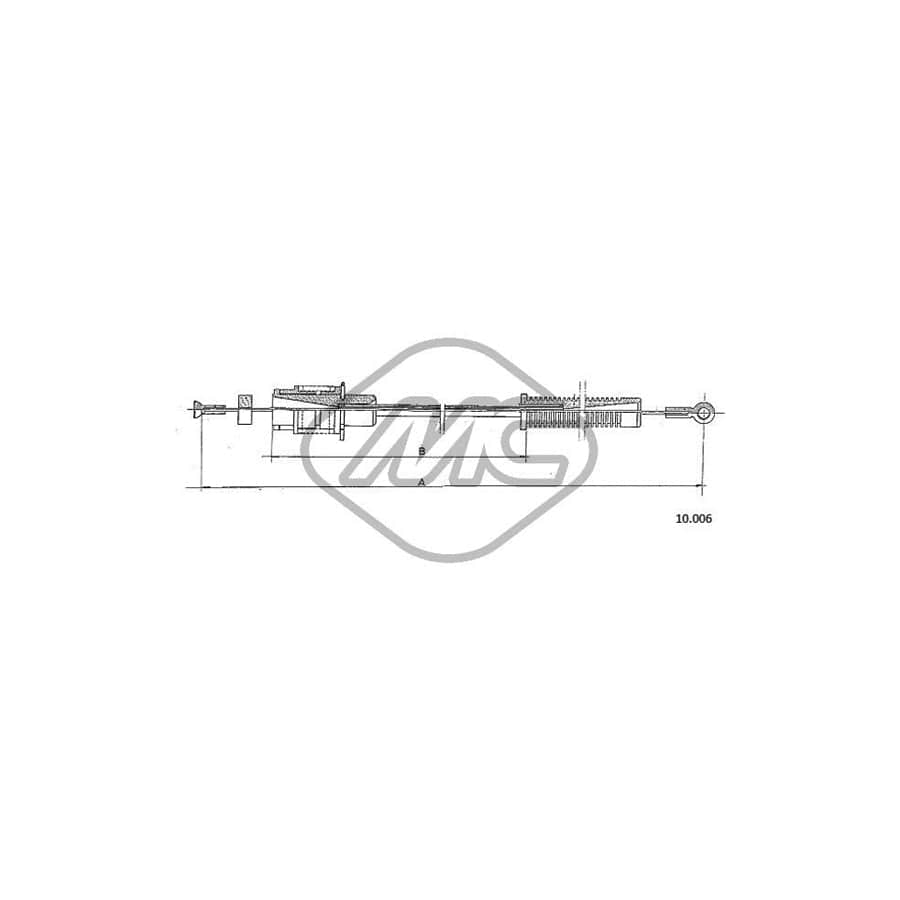 Metalcaucho 80883 Throttle Cable