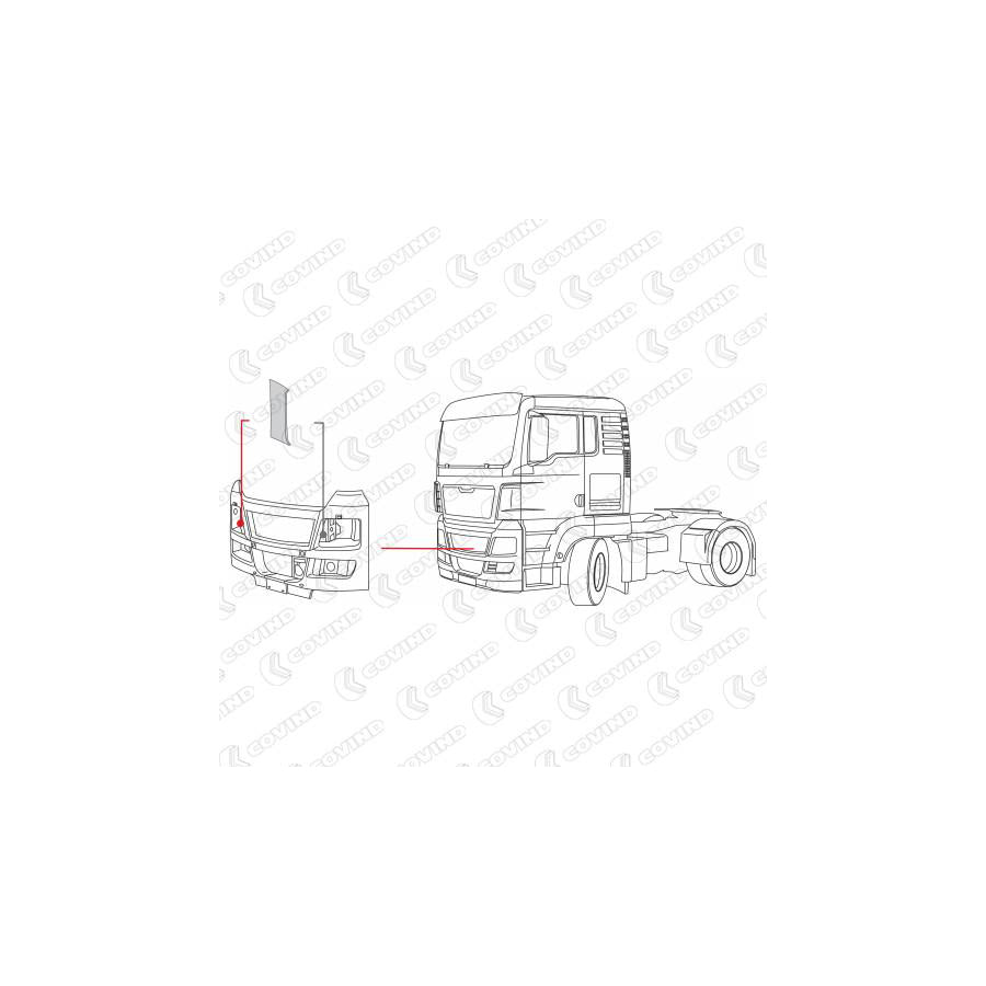 Covind Tgx/ 86 Cover, Bumper