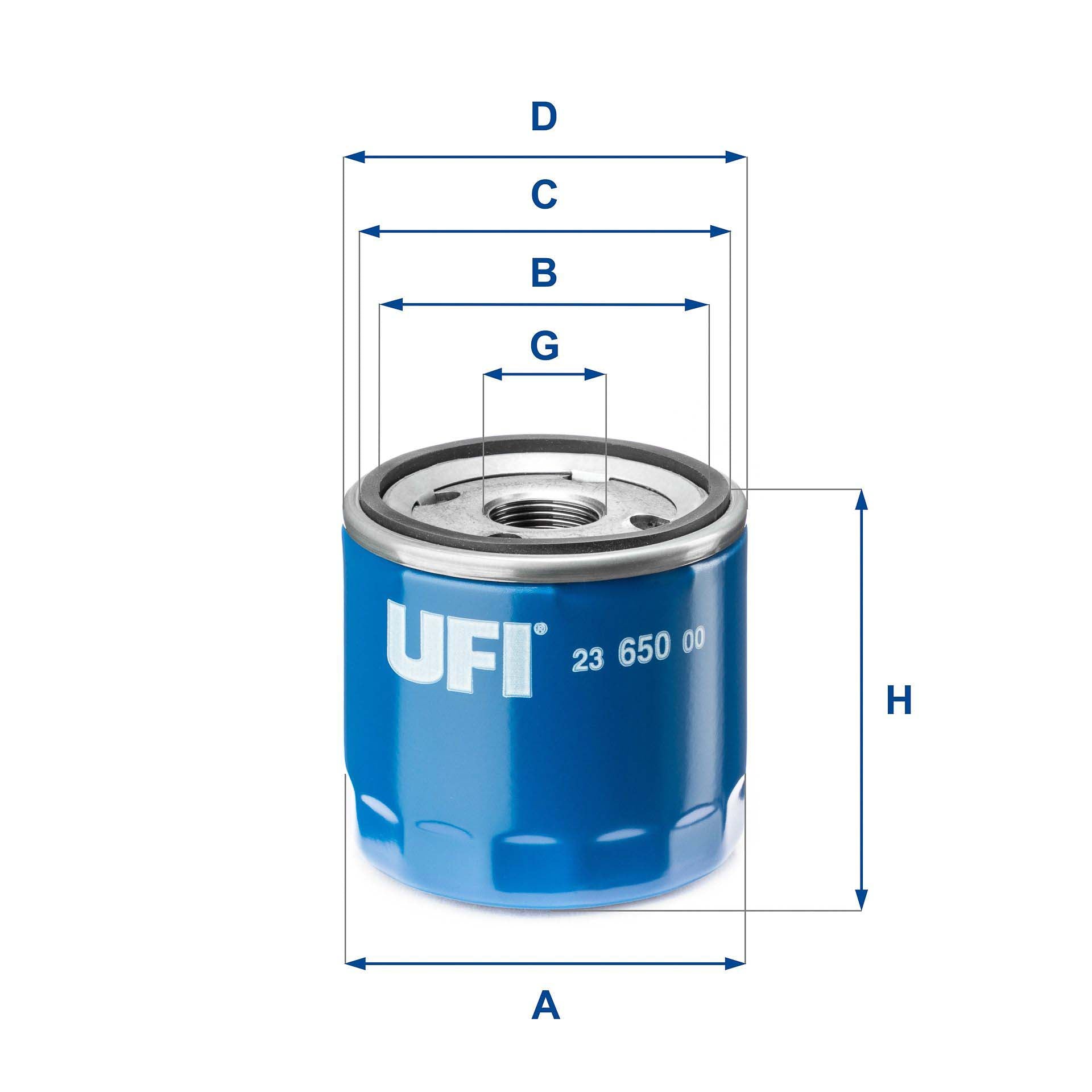 UFI 23.650.00 Oil Filter