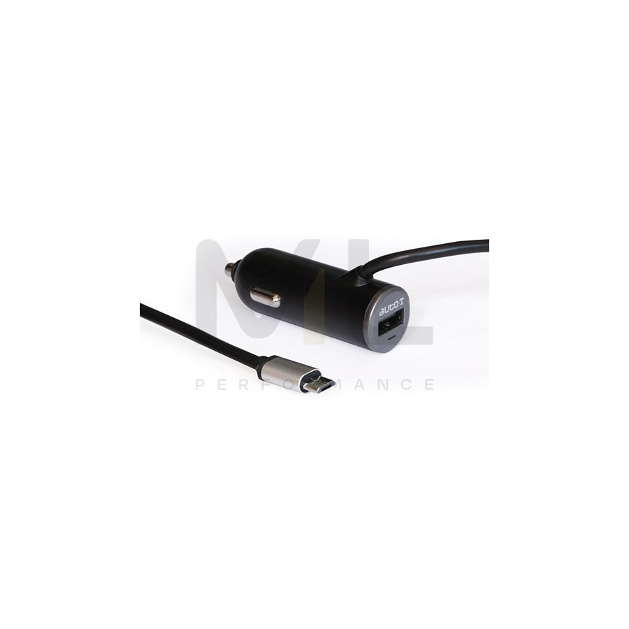 AUTO-T 540322 In-car charger with USB cable, micro USB, USB type-A