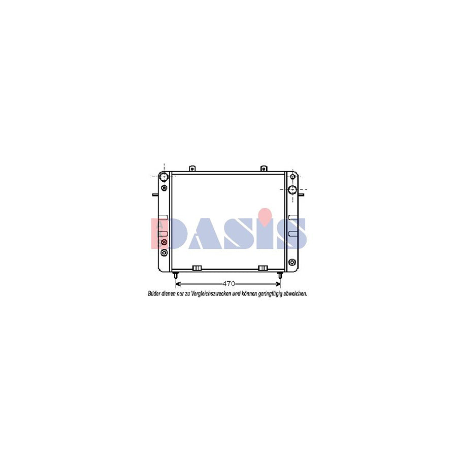 AKS Dasis 150480N Engine Radiator
