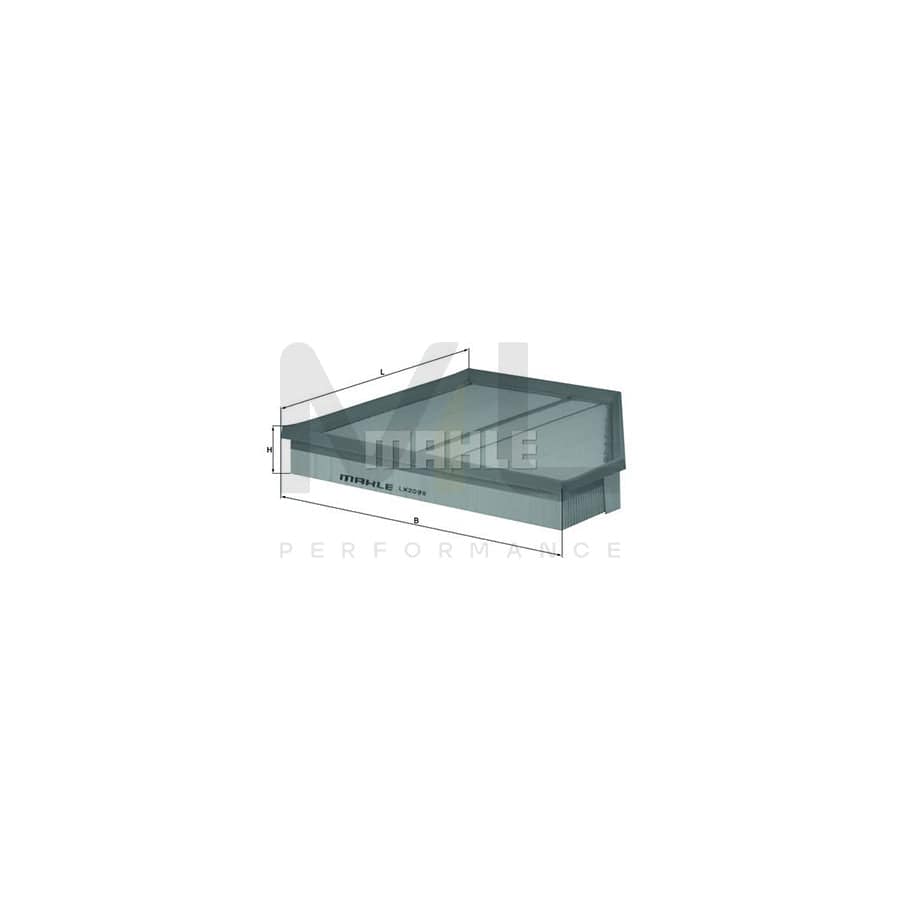 MAHLE ORIGINAL LX 225 Air Filter Filter Insert | ML Performance Car Parts