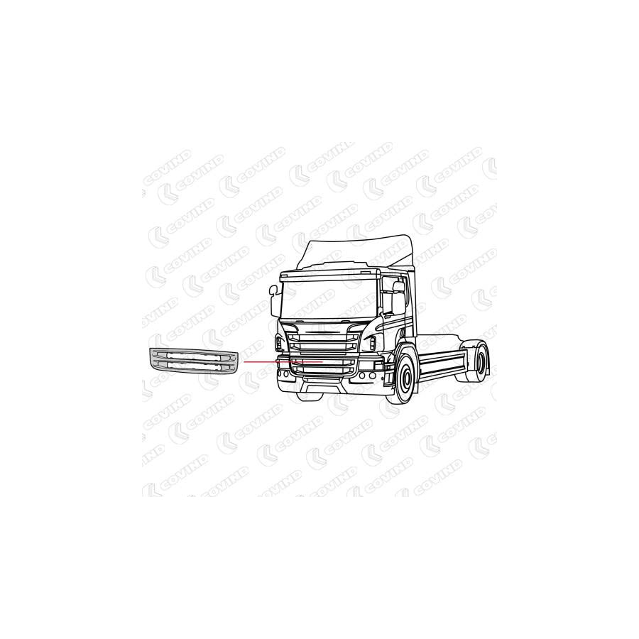 Covind 146/265 Radiator Grille