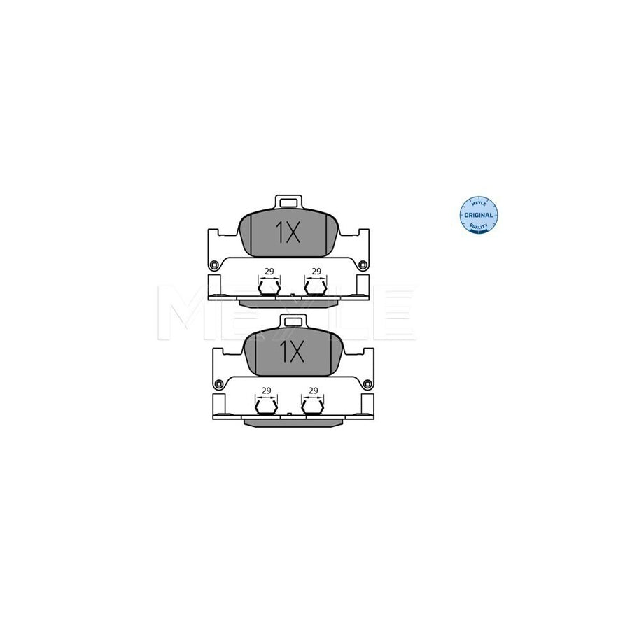 Meyle 025 224 0216 Brake Pad Set