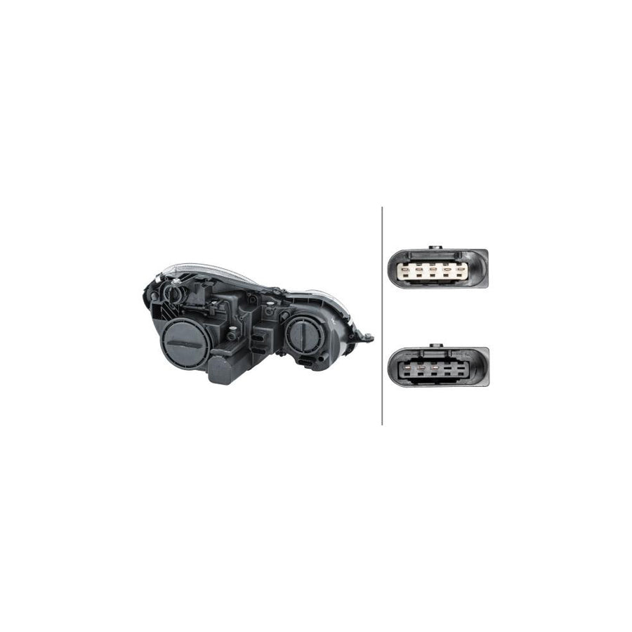 Hella 1EL 009 260-071 Headlight Suitable For Mercedes-Benz E-Class