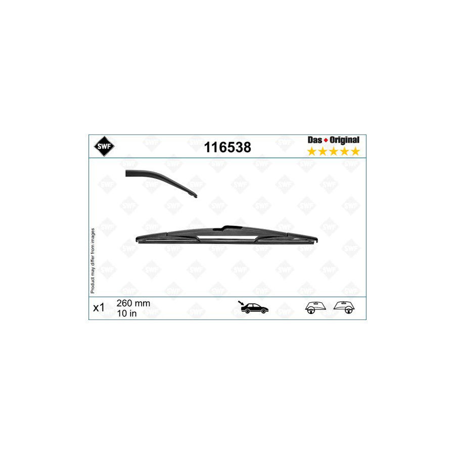 Swf 116538 Wiper Blade For Renault Captur Ii | ML Performance US Car Parts