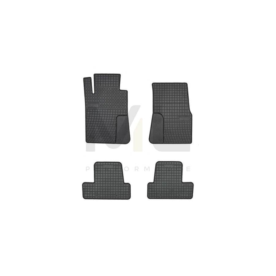 FROGUM Tailored 546948 Floor mat set for FORD USA MUSTANG Elastomer, Front and Rear, Quantity: 4, Black, (LHD)