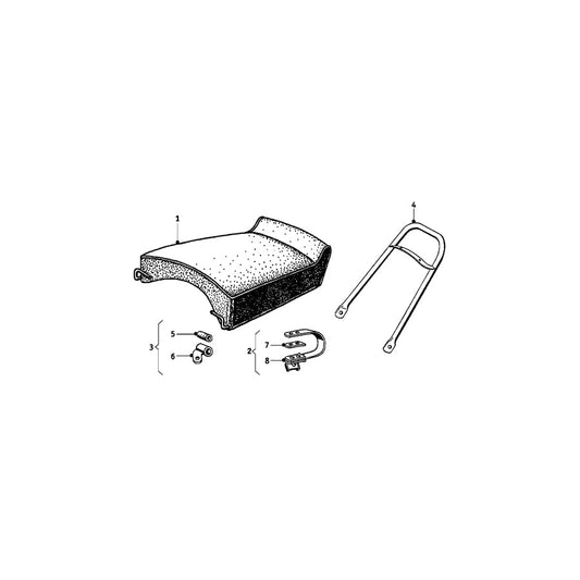 Genuine BMW 52537002174 Fastening Set R68-69 (Inc. R68 & R69) | ML Performance US Car Parts