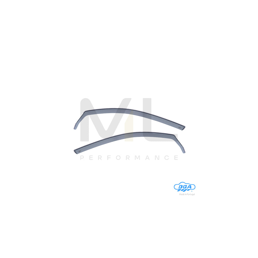 DGA 24026 Wind deflectors for VW Golf V Hatchback (1K1) Arrow direction, Front, inner