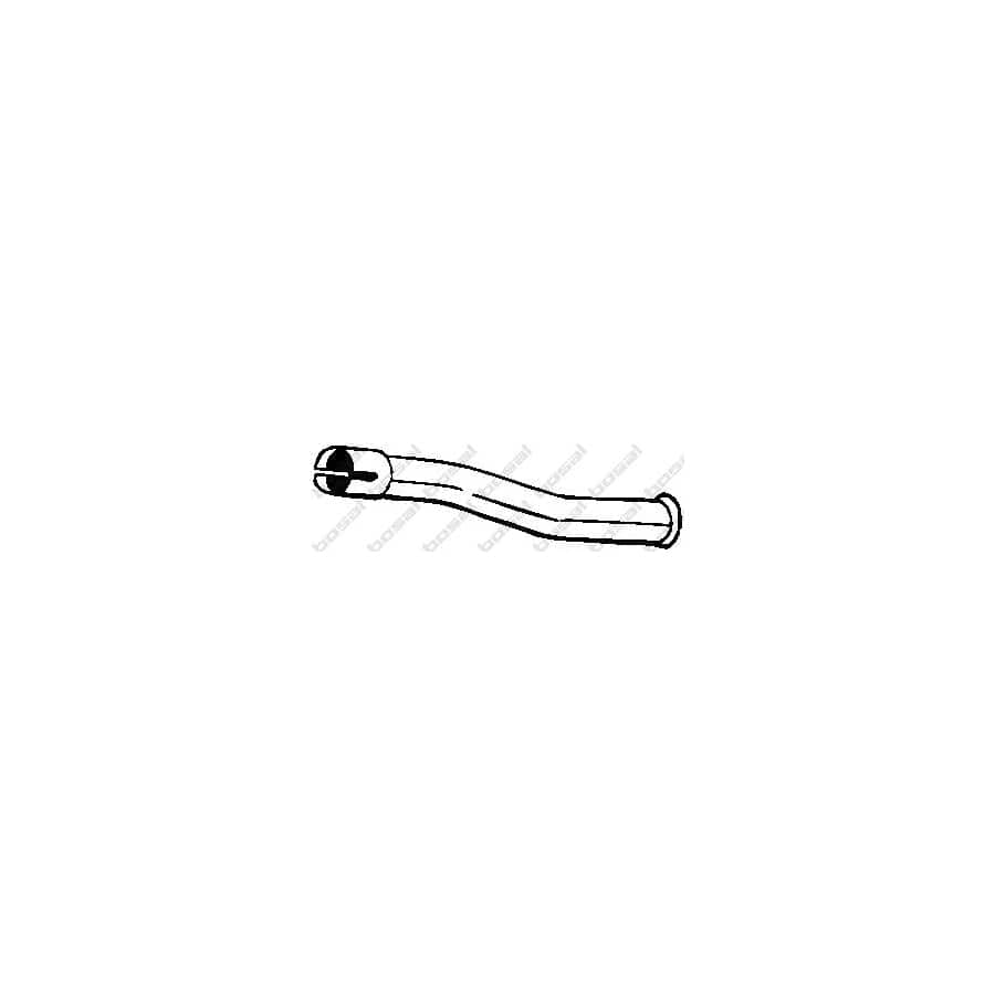 Bosal 339-215 Exhaust Pipe for Hyundai Pony