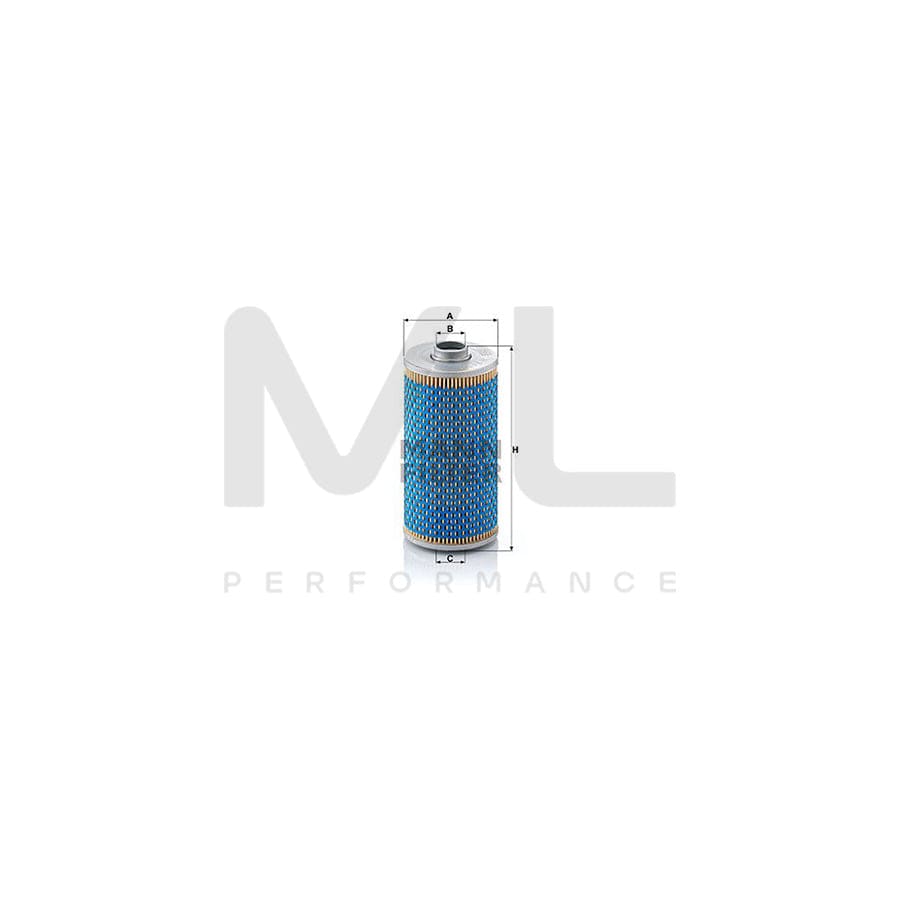 MANN-FILTER H 943/7 x Oil Filter with seal, Filter Insert