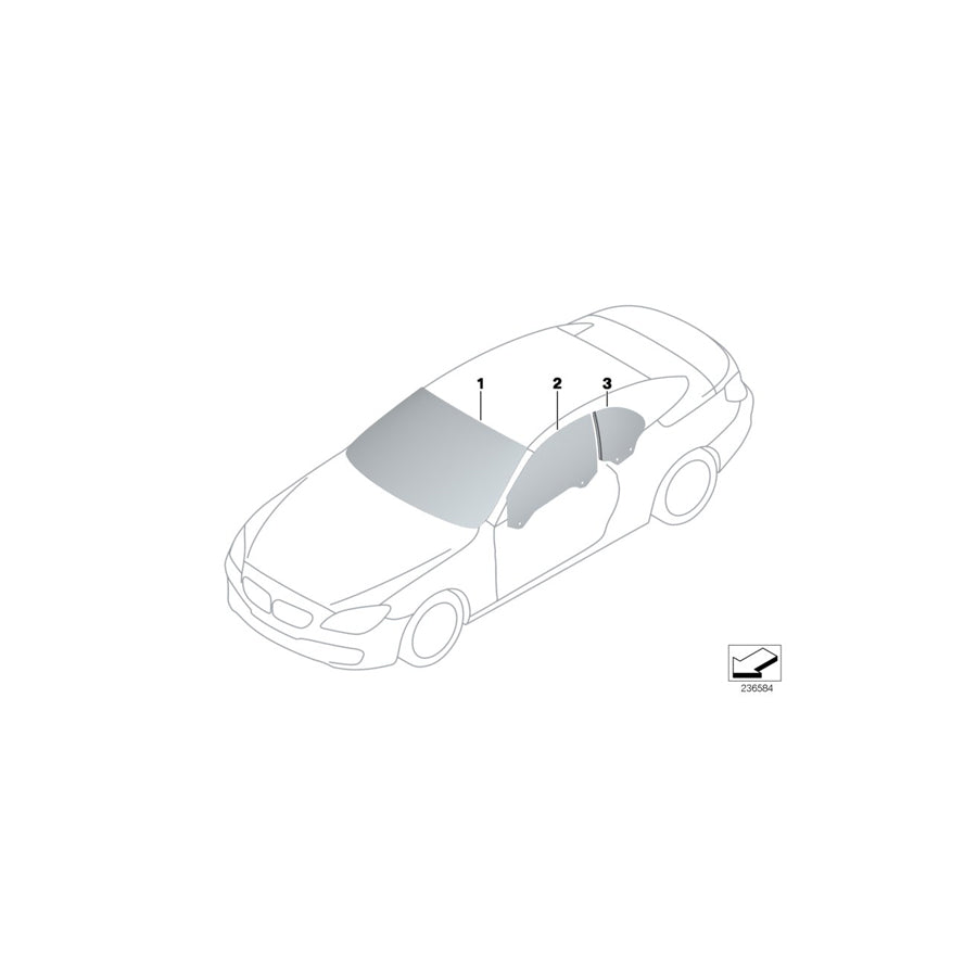 Genuine BMW 51317227338 Cover, Windshield (Inc. 640dX, 650i & 650iX 4.4) | ML Performance US