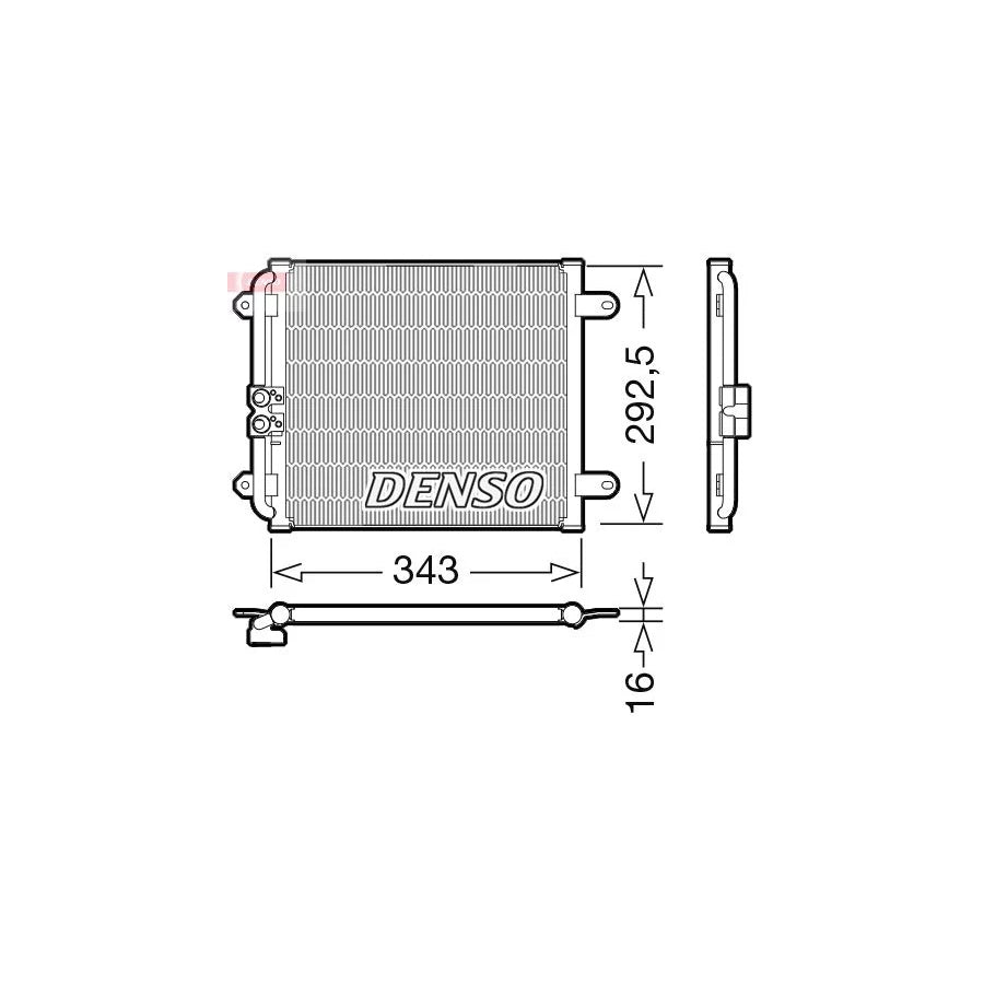 DENSO DCN02032 Air Conditioning Condenser for Audi R8