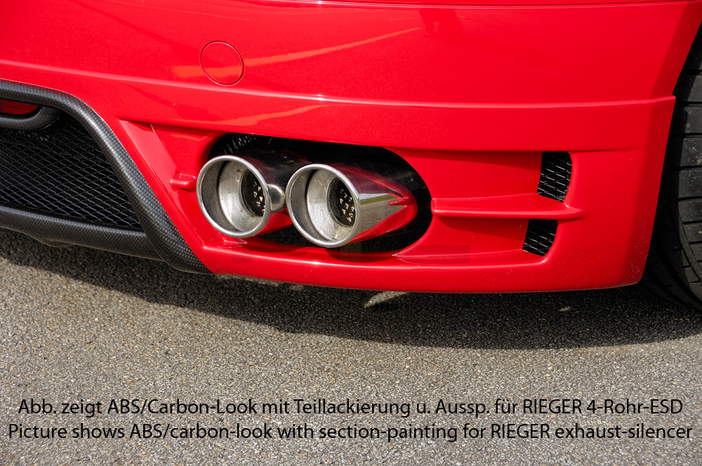 Rieger 00099047 Audi 8J TT Rear Diffuser 4 | ML Performance US Car Parts