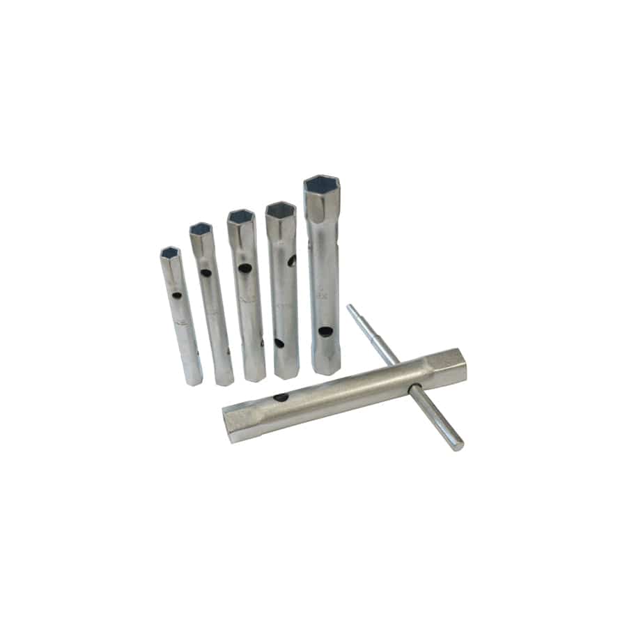 Faithfull FAISPBOXSET6 Box Spanner Set + Tommy Bar 6 Piece 8-19mm