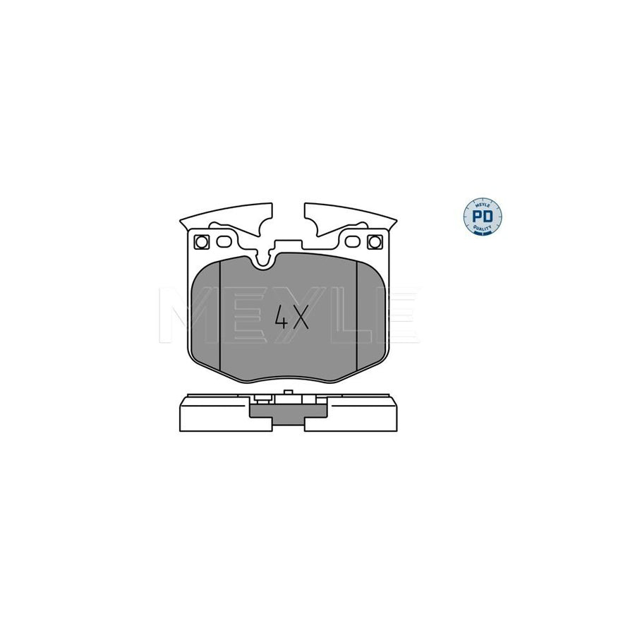 Meyle 025 224 2520/Pd Brake Pad Set