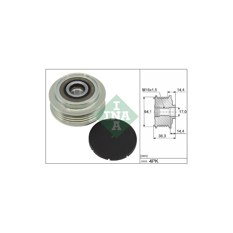 Ina 535 0350 10 Alternator Freewheel Clutch | ML Performance US Car Parts