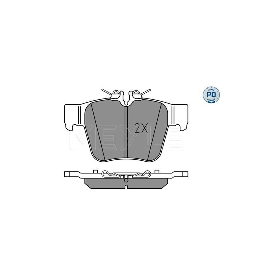 Meyle 025 224 2316/Pd Brake Pad Set