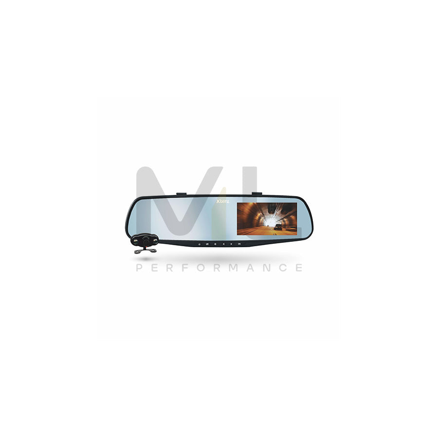 XBLITZ PARK VIEW Dash cam 4,3 Inch, 1920x1080, Viewing Angle 120°