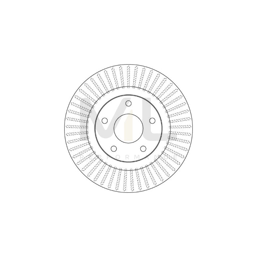 TRW DF6533 Brake Disc Vented | ML Performance Car Parts