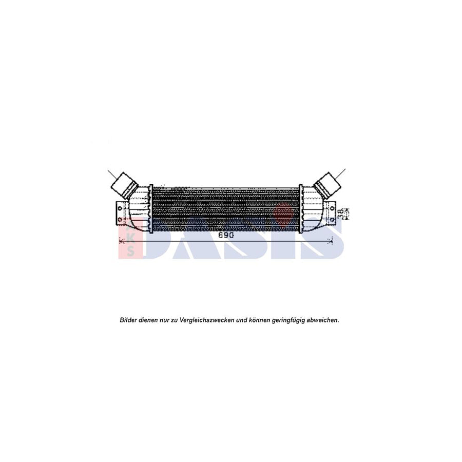AKS Dasis 517004N Intercooler for Ssangyong Rodius I