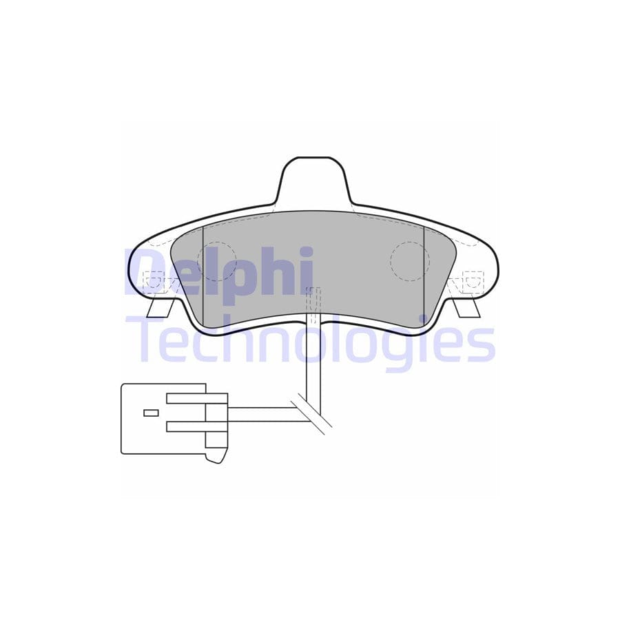 Delphi Lp1683 Brake Pad Set