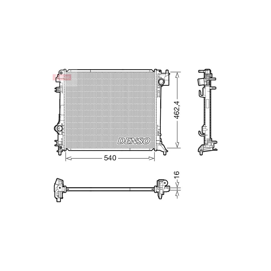 DENSO DRM46062 Engine Radiator