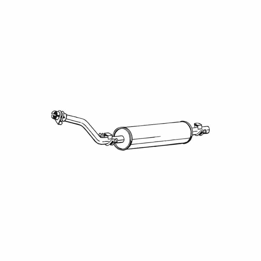 Bosal 175-019 Rear Silencer Suitable for Mercedes-Benz /8