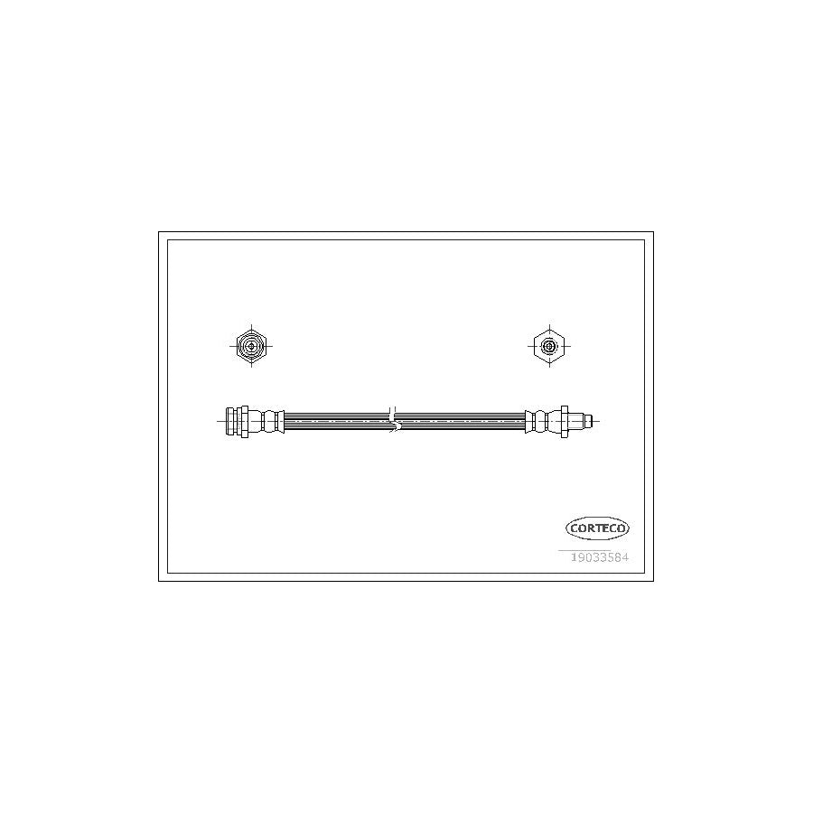 Corteco 19033584 Brake Hose