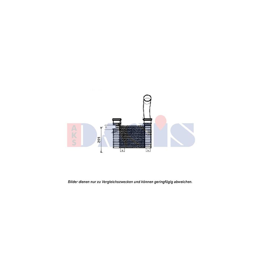 AKS Dasis 517005N Intercooler for Ssangyong Rexton / Rexton II (Gab)